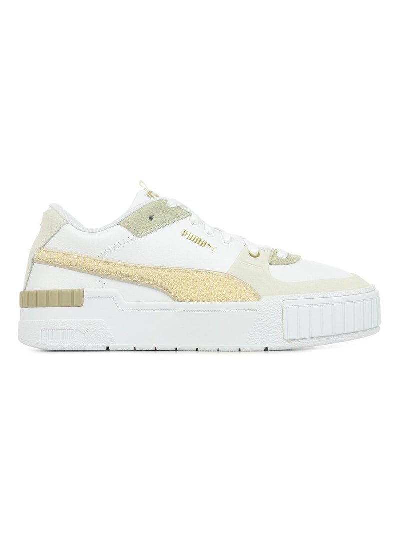 Baskets Cali Sport Varsity Blanc Beige - Kiabi