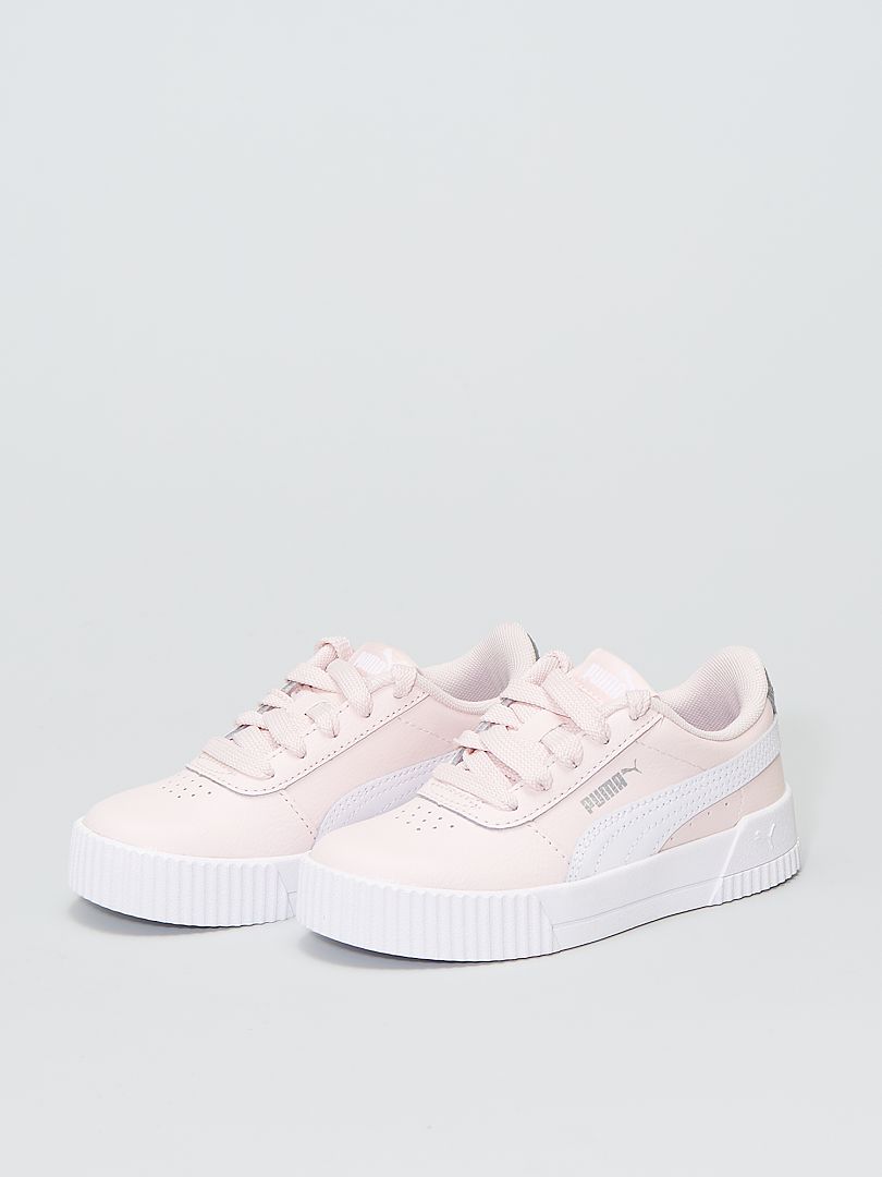 puma cali blanche et rose
