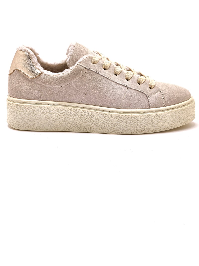 Baskets chaudes fourrées - PEDICONFORT Beige - Kiabi