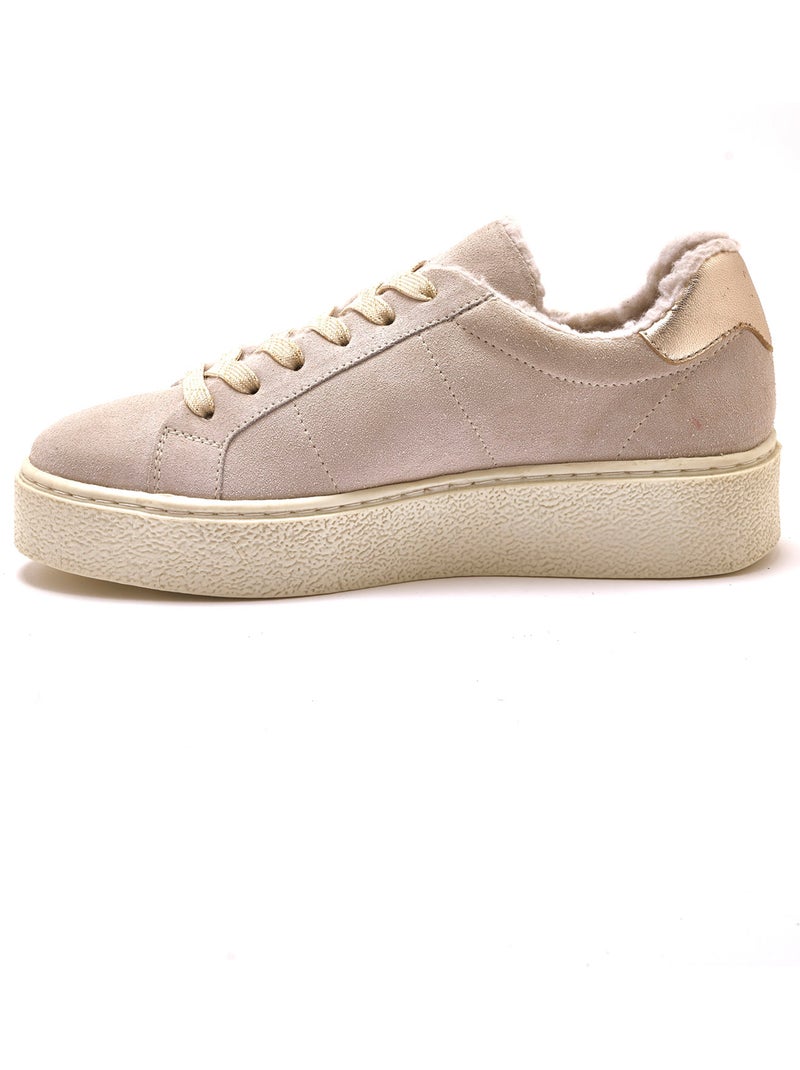 Baskets chaudes fourrées - PEDICONFORT Beige - Kiabi
