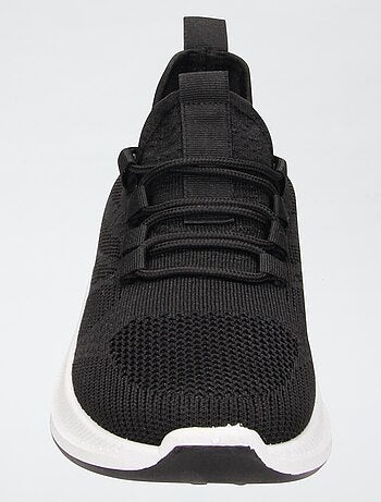 Baskets chaussettes à lacets élastiques