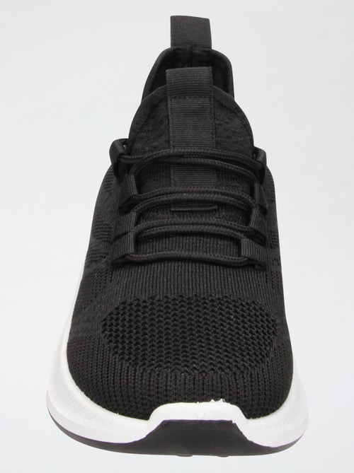 Baskets chaussettes à lacets élastiques - Kiabi