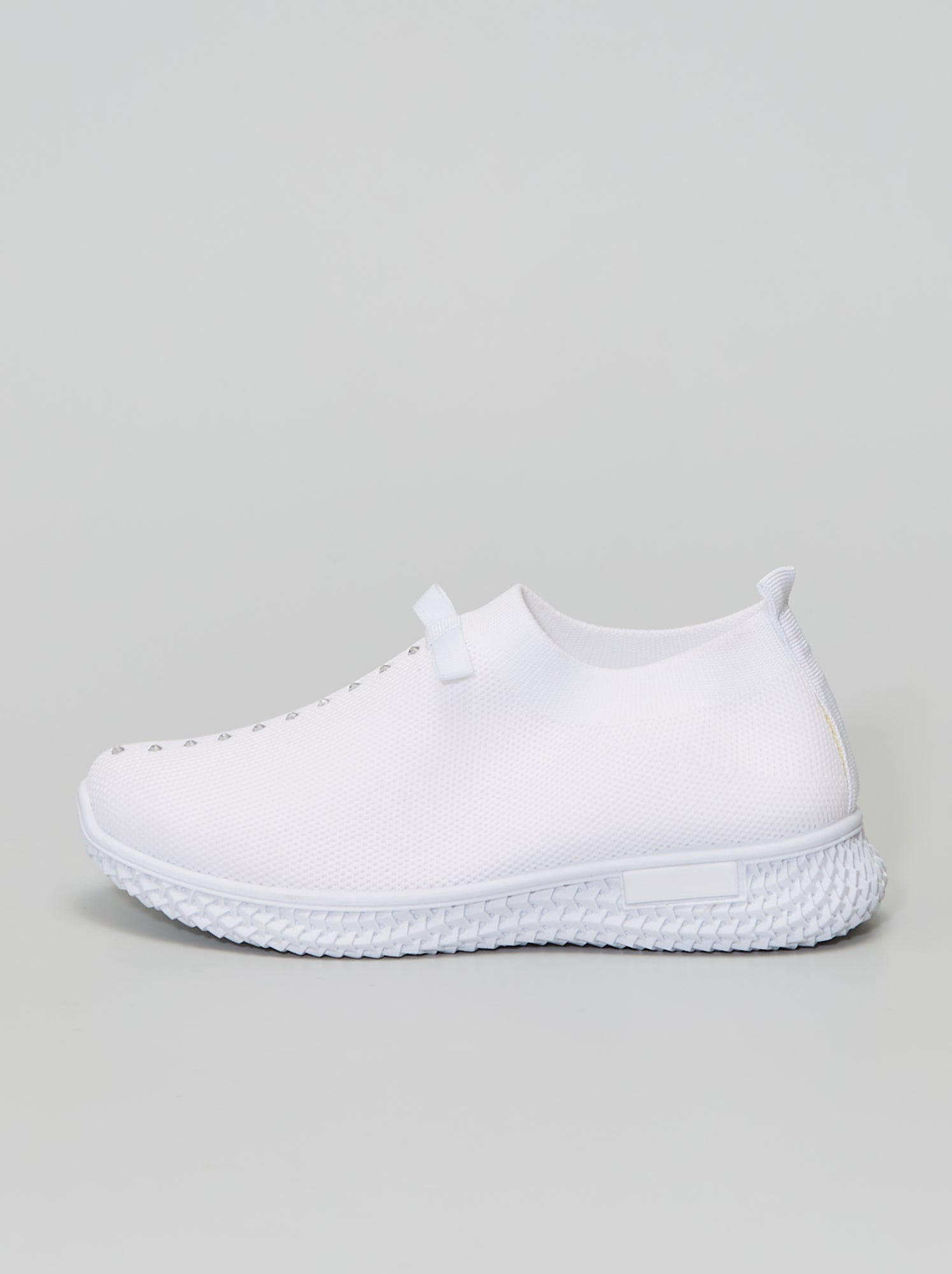 Basket chaussette blanche on sale