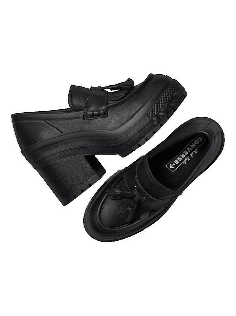 Baskets Chuck 70 de luxe cuir Converse Noir - Kiabi