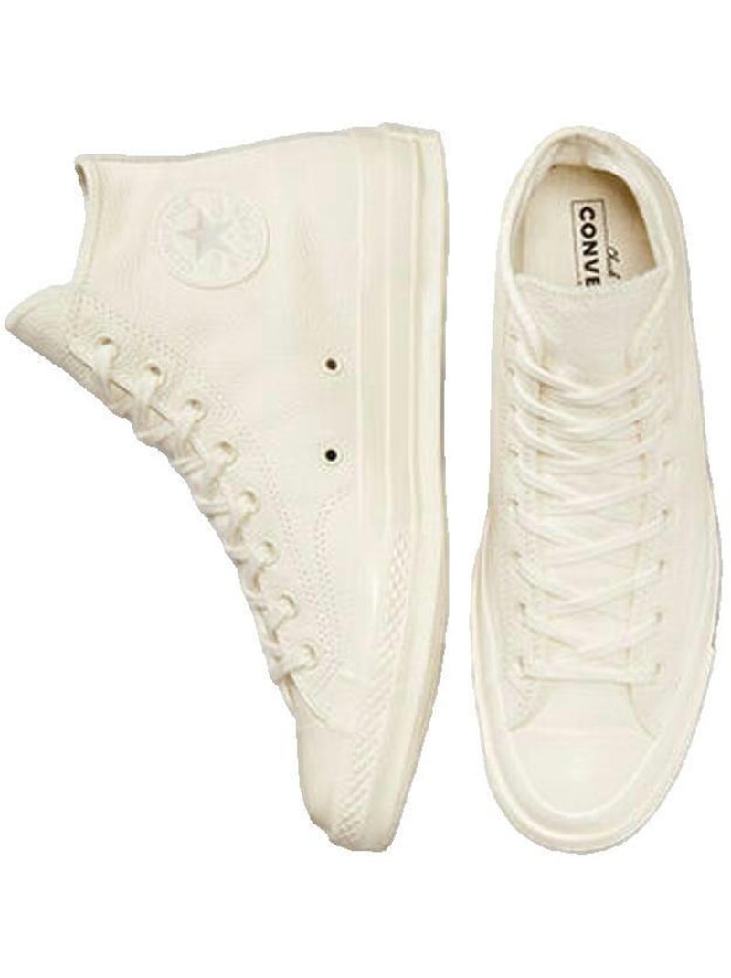 Baskets Chuck 70 en cuir converse Blanc cassé - Kiabi