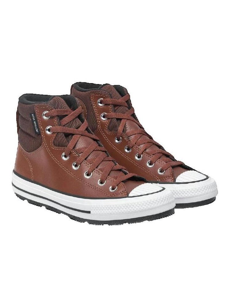 Baskets Chuck Taylor All Star Berkshire cuir Converse Marron - Kiabi