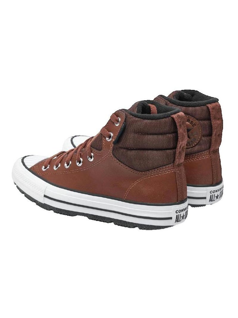 Baskets Chuck Taylor All Star Berkshire cuir Converse Marron - Kiabi