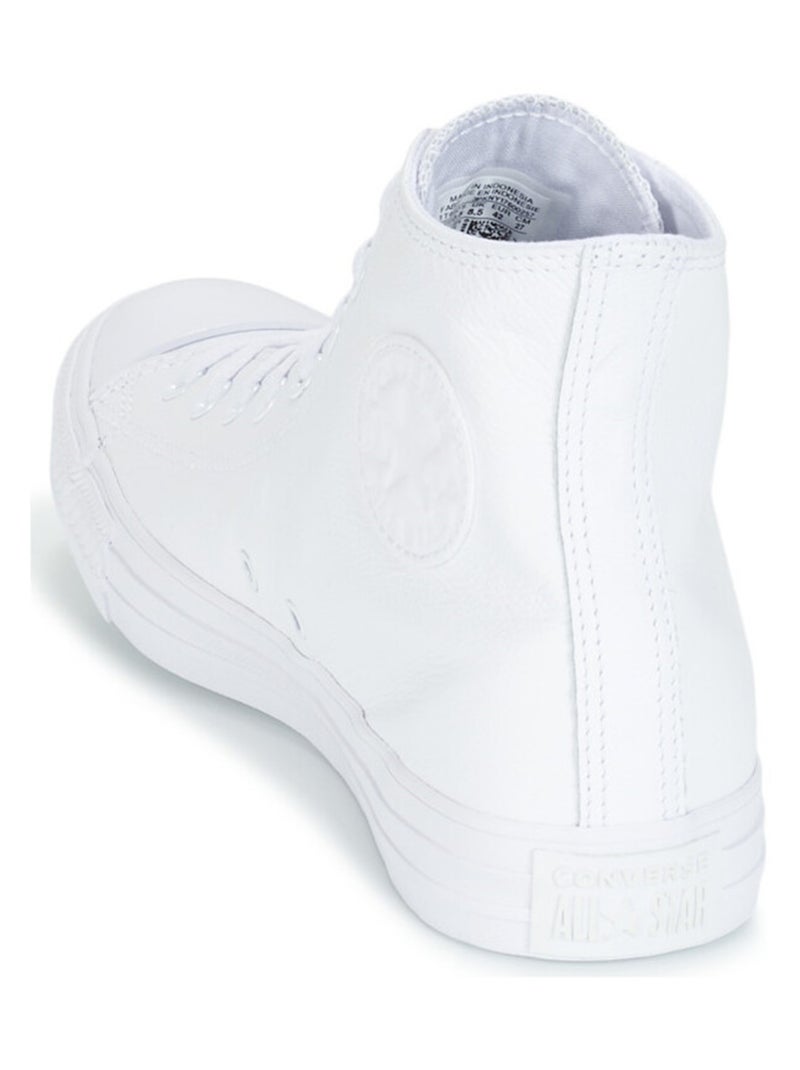 Baskets Chuck Taylor All Star cuir Converse Blanc Blanc - Kiabi