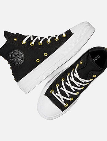 Baskets Chuck Taylor All Star Lift Platform toile Converse