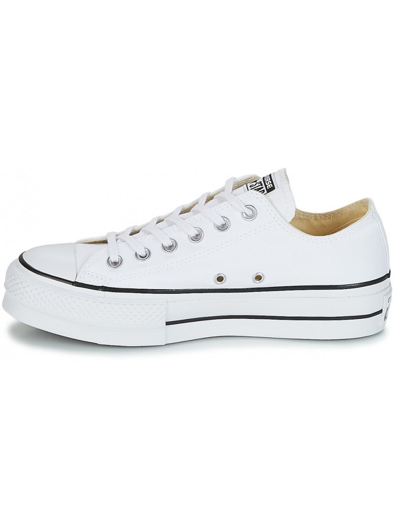 Baskets Chuck Taylor All Star Platform en toile Converse Blanc - Kiabi