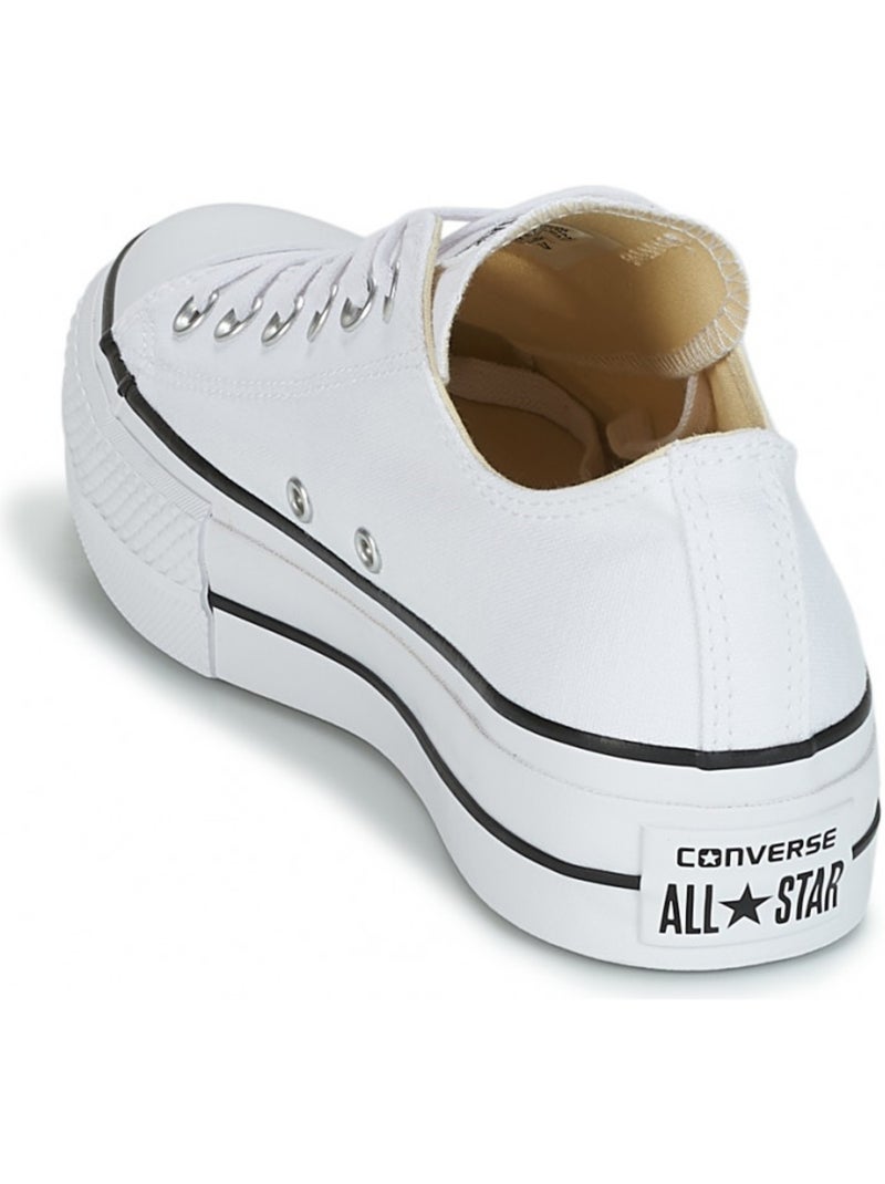 Baskets Chuck Taylor All Star Platform en toile Converse Blanc - Kiabi