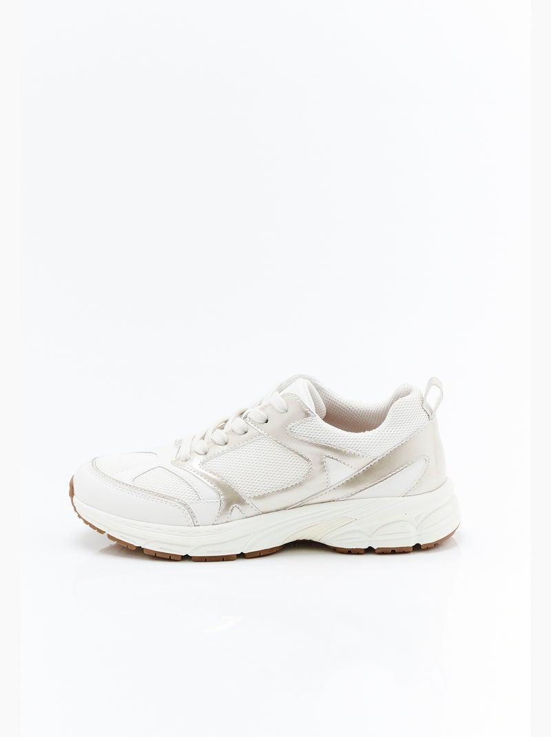 Baskets Climatyl style rétro - Damart Blanc - Kiabi