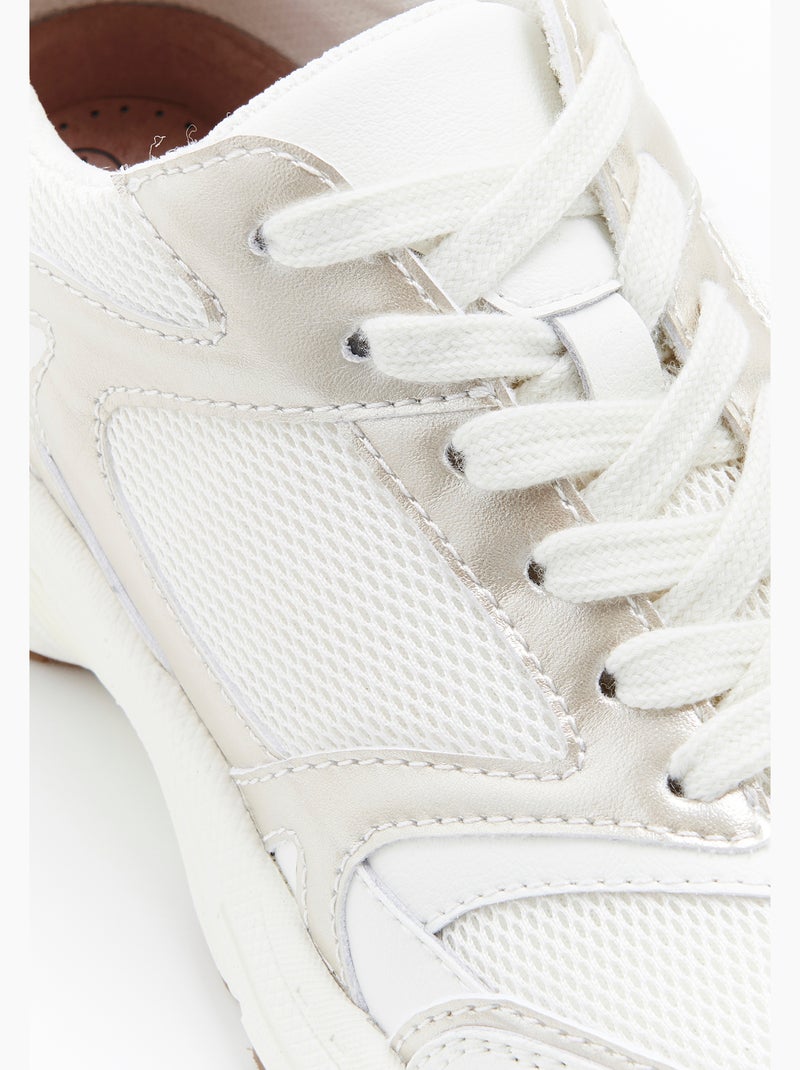 Baskets Climatyl style rétro - Damart Blanc - Kiabi