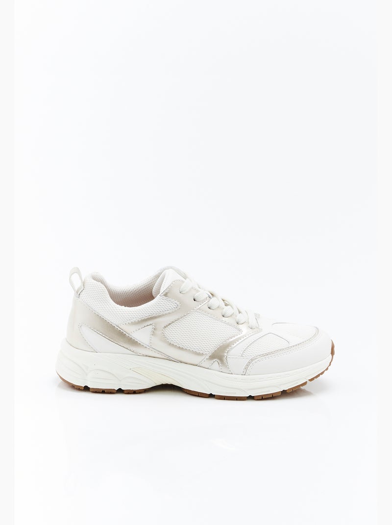 Baskets Climatyl style rétro - Damart Blanc - Kiabi
