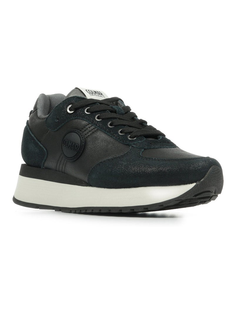 Baskets Colmar Travis Punk Noir - Kiabi