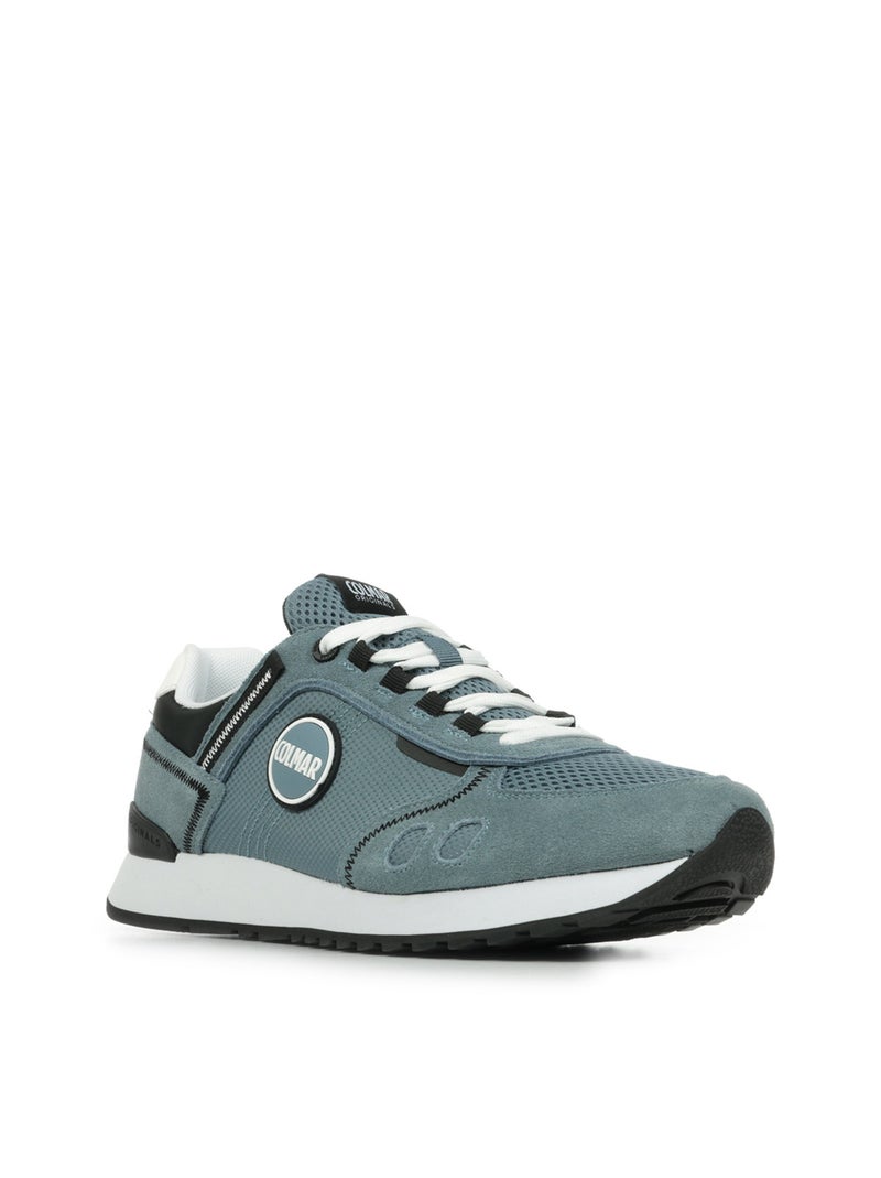 Baskets Colmar Travis Sport Bold Bleu Blanc Noir - Kiabi