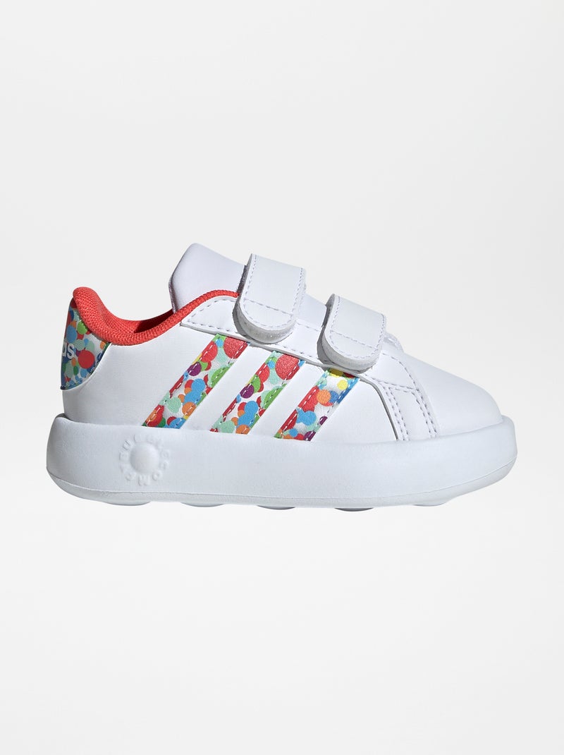 Baskets colories 'Adidas' 'Grand Court' blanc - Kiabi