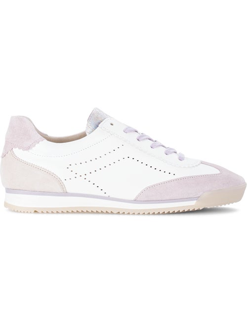 Baskets combinaison en cuir - Kiabi