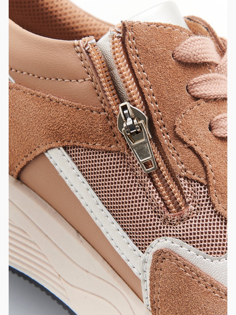 Baskets compensées amortyl - damart Marron clair - Kiabi