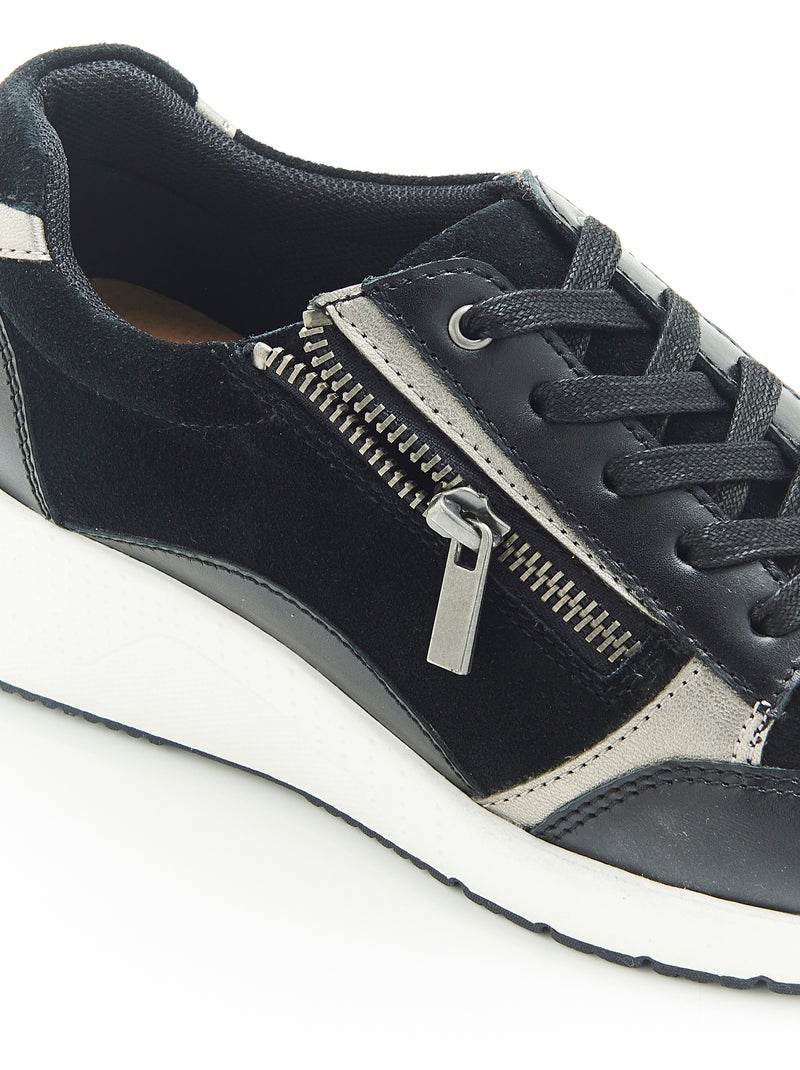 Baskets compensées Amortyl - Damart Noir - Kiabi
