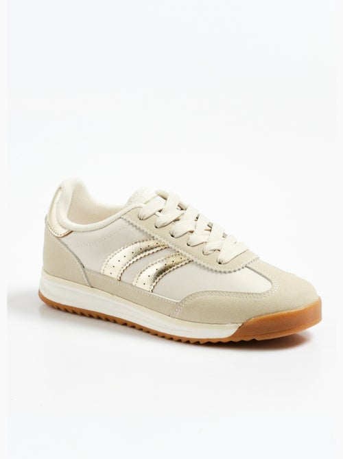 Baskets compensées aspect daim - AFIBEL - Kiabi