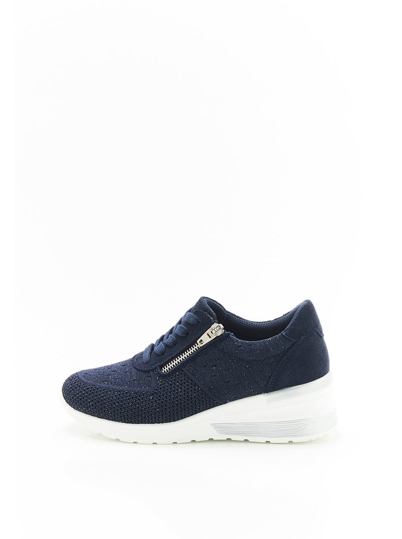 Baskets compensées Climatyl - Damart Bleu - Kiabi
