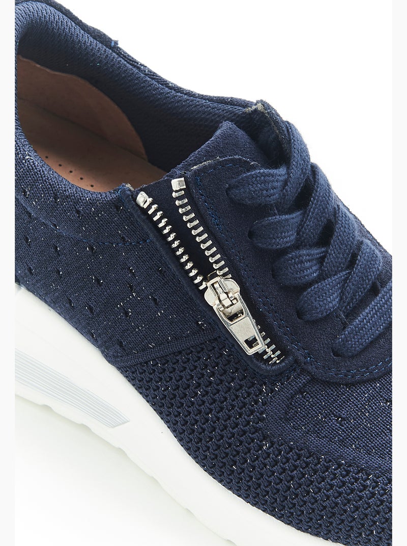 Baskets compensées Climatyl - Damart Bleu - Kiabi