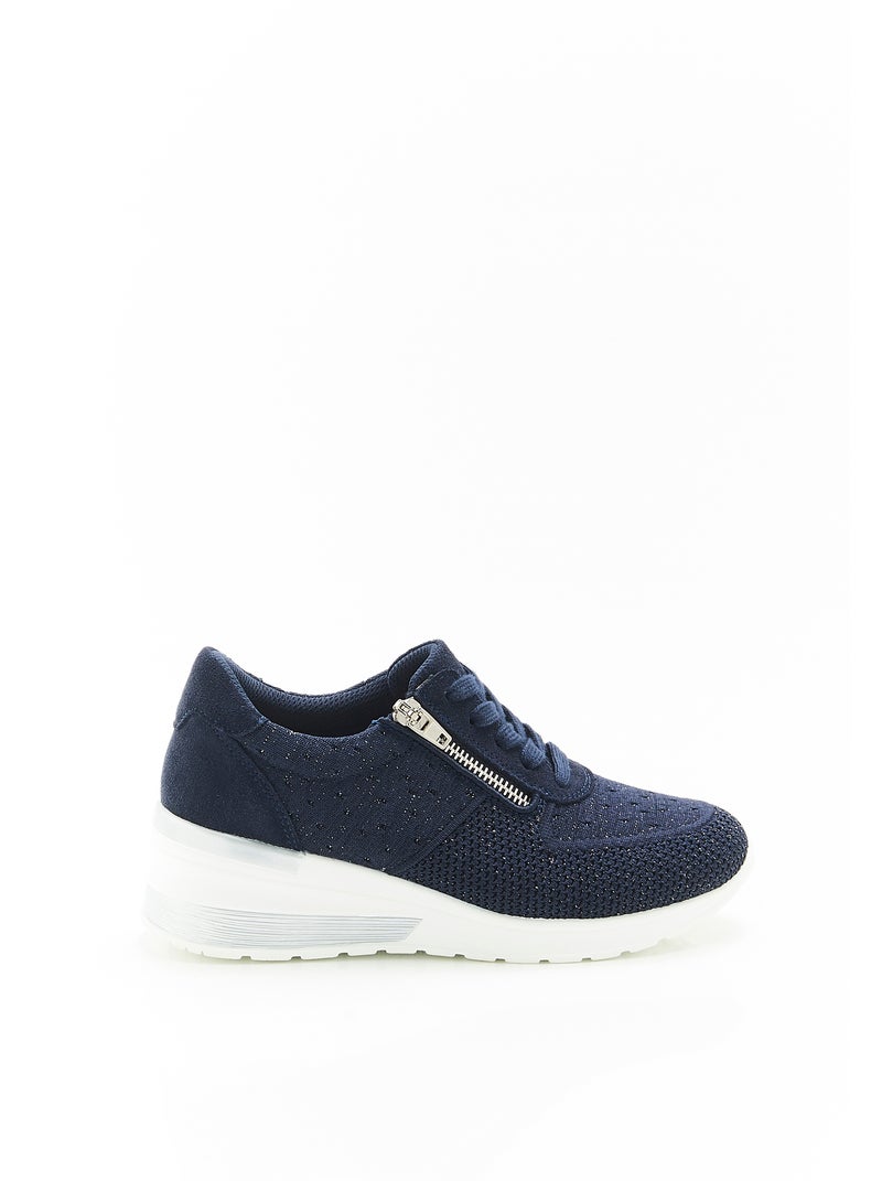 Baskets compensées Climatyl - Damart Bleu - Kiabi