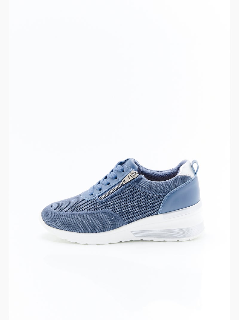 Baskets compensées Climatyl - Damart Bleu - Kiabi