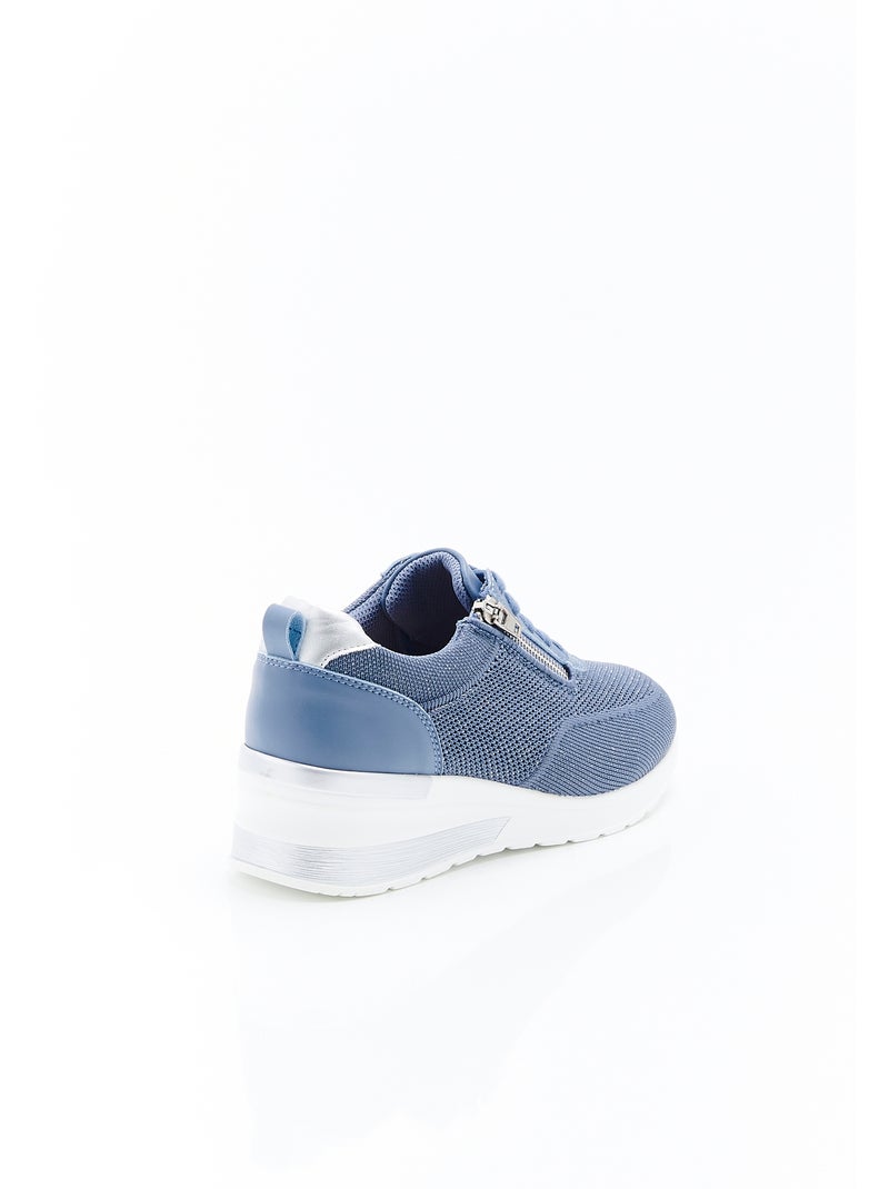 Baskets compensées Climatyl - Damart Bleu - Kiabi