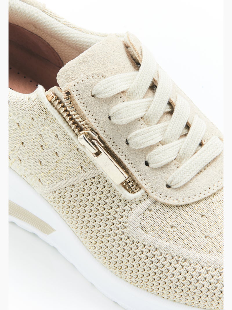 Baskets compensées Climatyl - Damart Doré - Kiabi