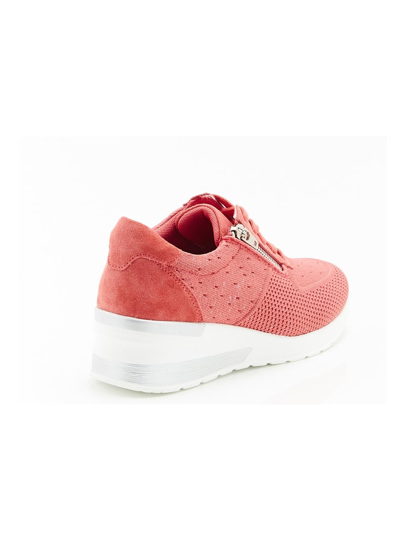 Baskets compensées Climatyl - Damart Rose - Kiabi