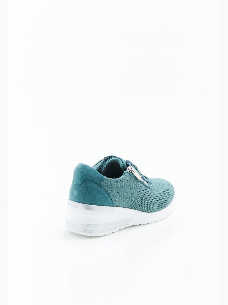 Baskets compensées Climatyl - Damart Vert - Kiabi