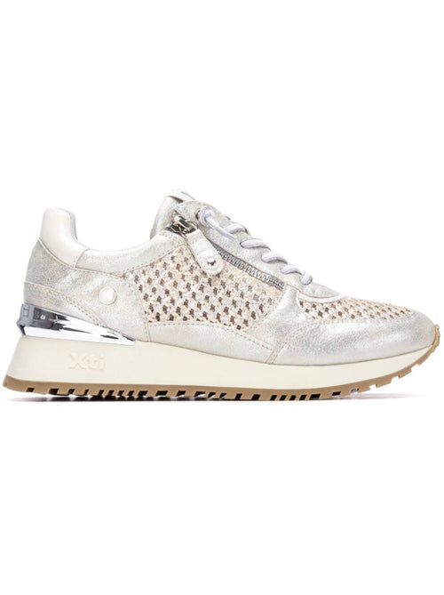 Baskets compensées femme à lacets - Kiabi