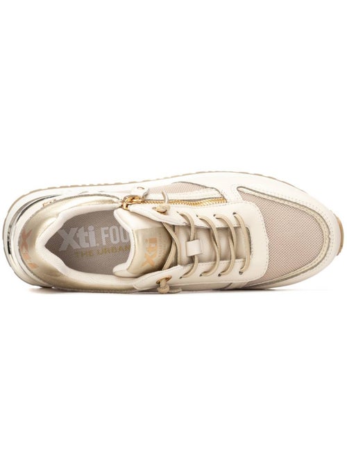 Baskets compensées femme à lacets - Kiabi