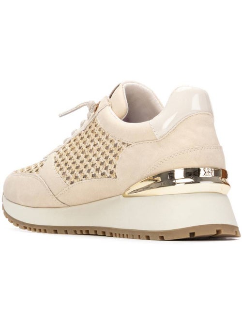 Baskets compensées femme à lacets - Kiabi