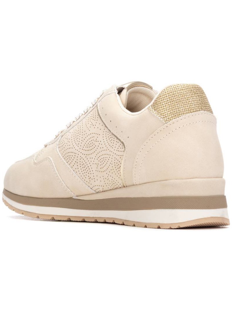 Baskets compensées femme à lacets Beige - Kiabi