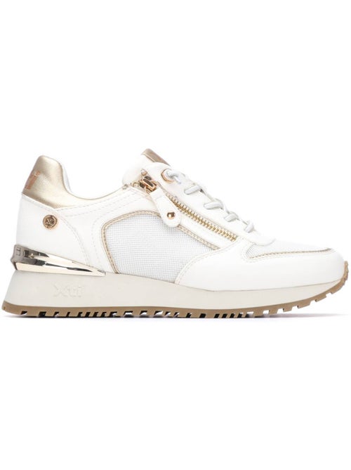 Baskets compensées femme à lacets - Kiabi