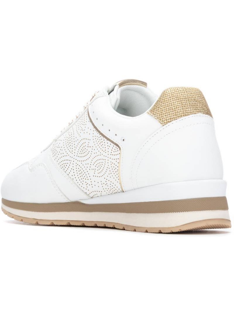 Baskets compensées femme à lacets Blanc - Kiabi