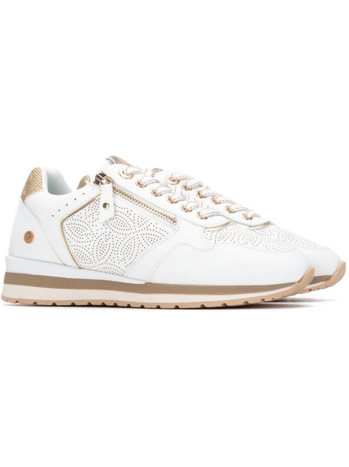 Baskets compensées femme à lacets - Kiabi