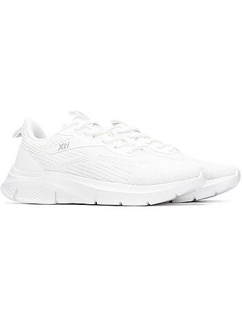 Baskets compensées femme à lacets