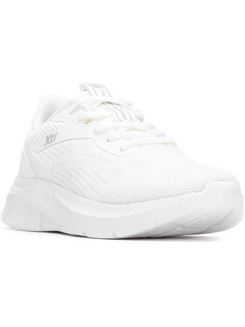 Baskets compensées femme à lacets Blanc - Kiabi