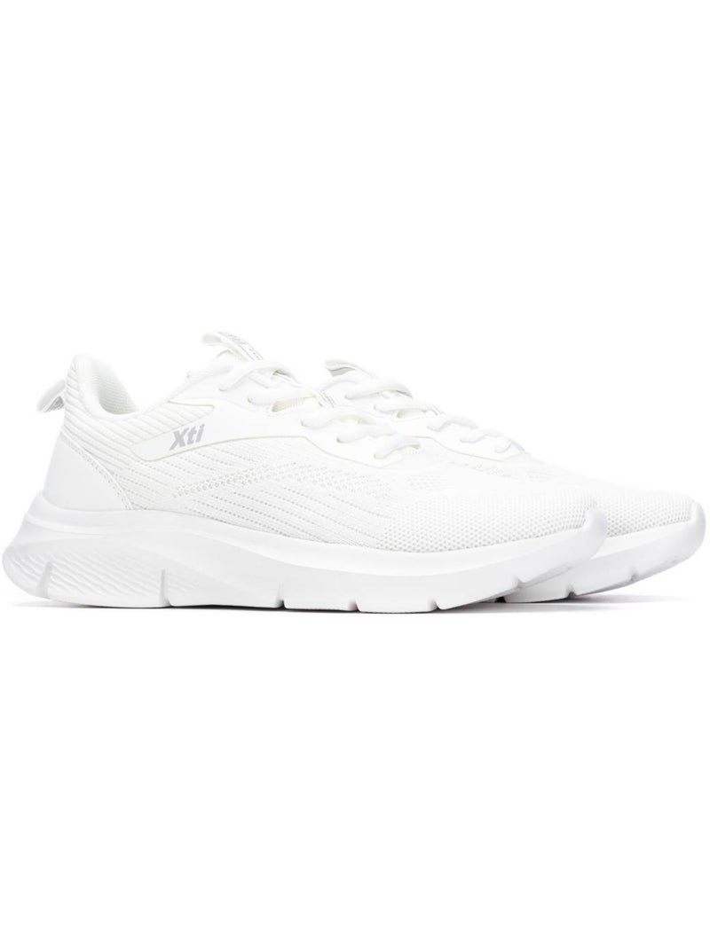 Baskets compensées femme à lacets Blanc - Kiabi