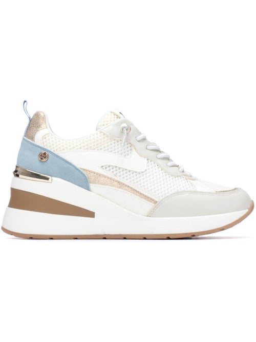 Baskets compensées femme à lacets - Kiabi