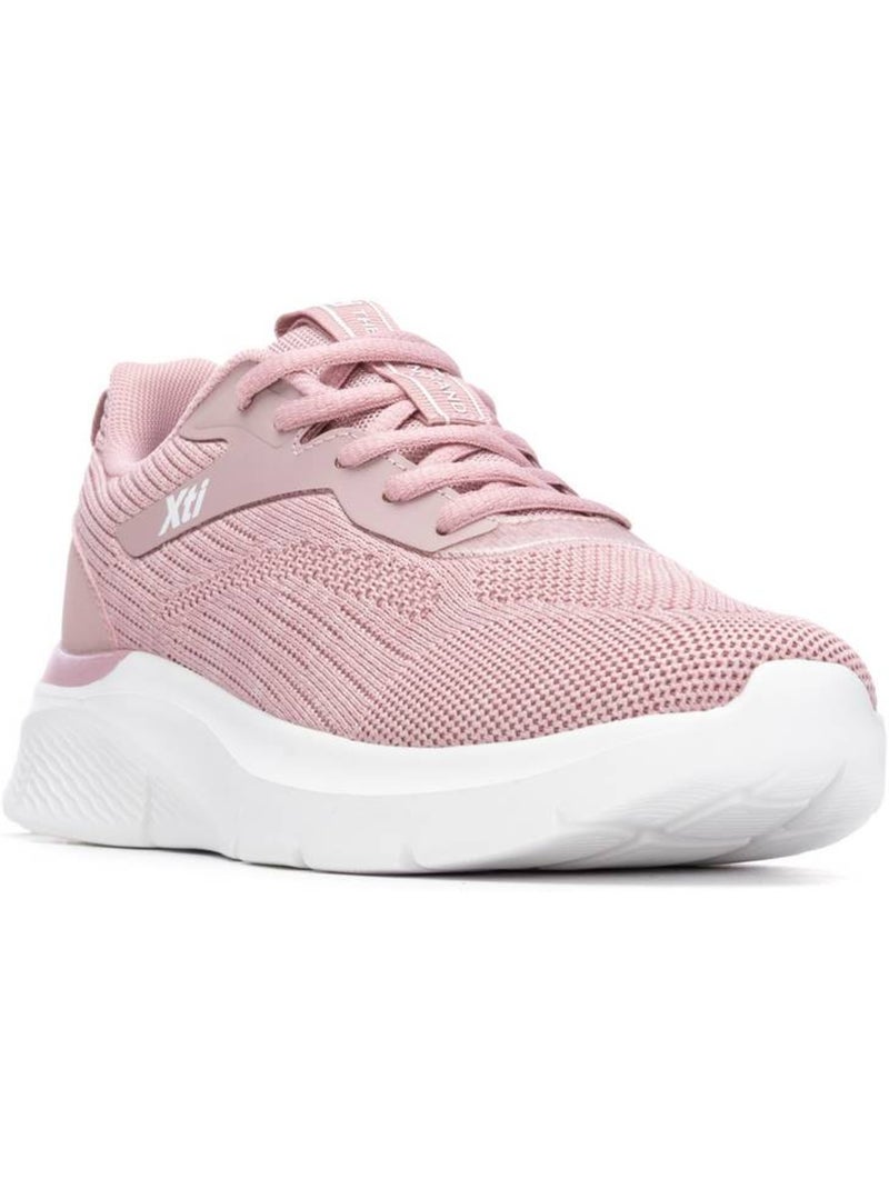 Baskets compensées femme à lacets Crème - Kiabi
