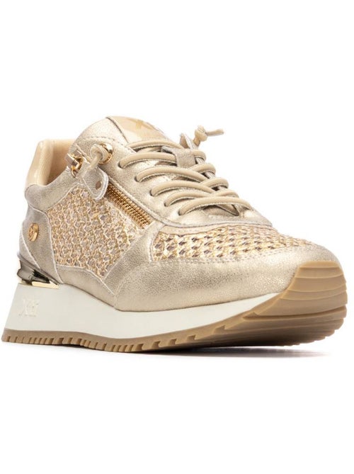 Baskets compensées femme à lacets - Kiabi