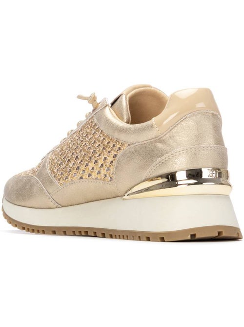 Baskets compensées femme à lacets - Kiabi