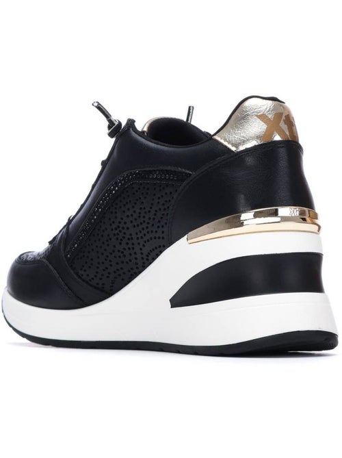 Baskets compensées femme à lacets - Kiabi