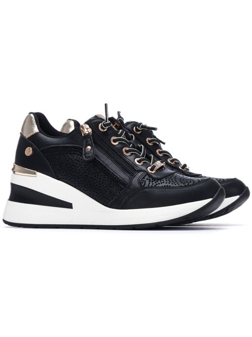 Baskets compensées femme à lacets - Kiabi