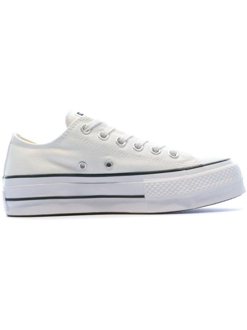 Baskets compensées   femme Converse All Star Blanc - Kiabi